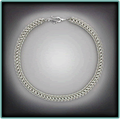 Sterling Silver Persian Necklace.